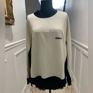 AMBUSH Off-White & Black Mix Sweatshirt Size 3
